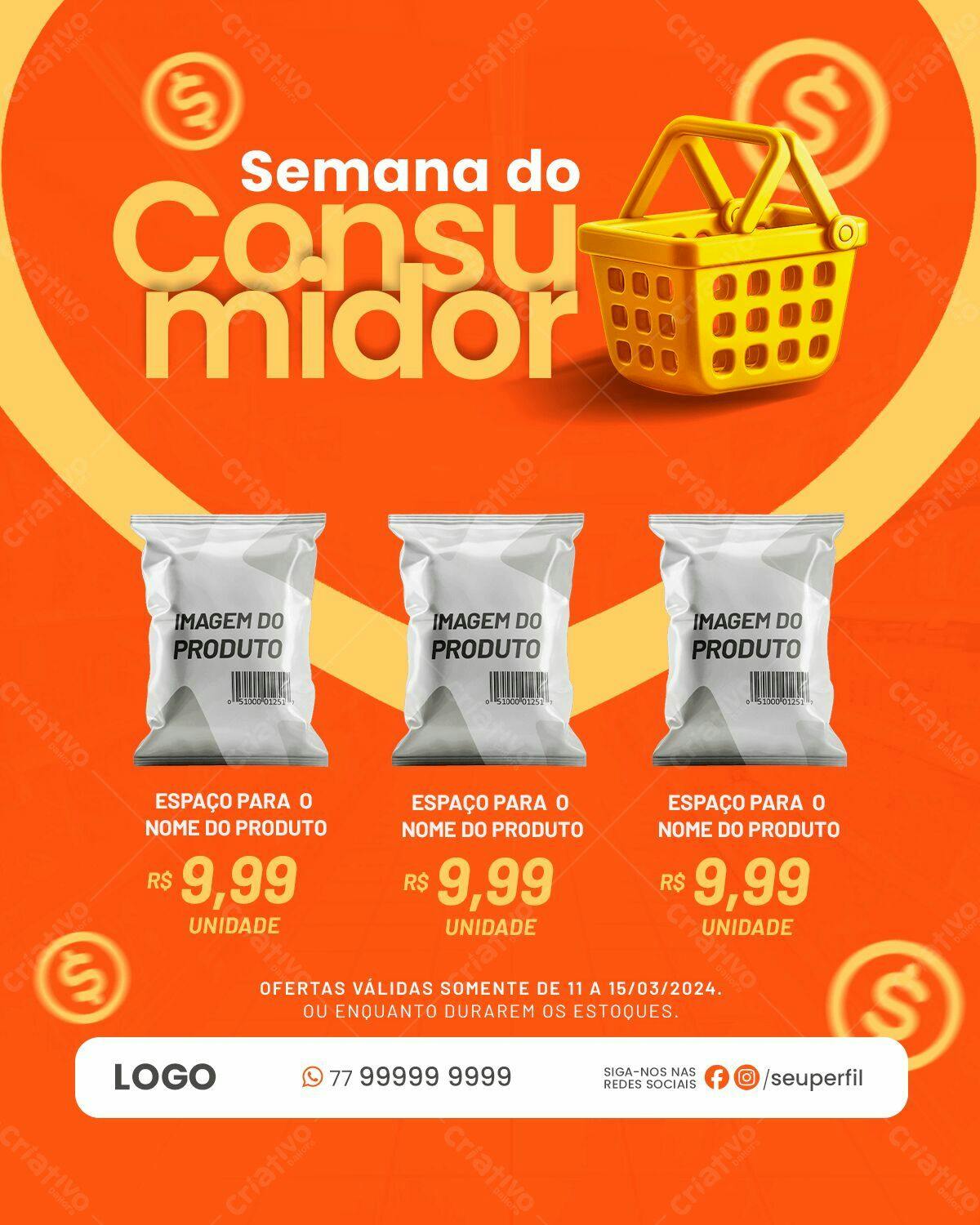 Flyer Semana do Consumidor PSD Editável