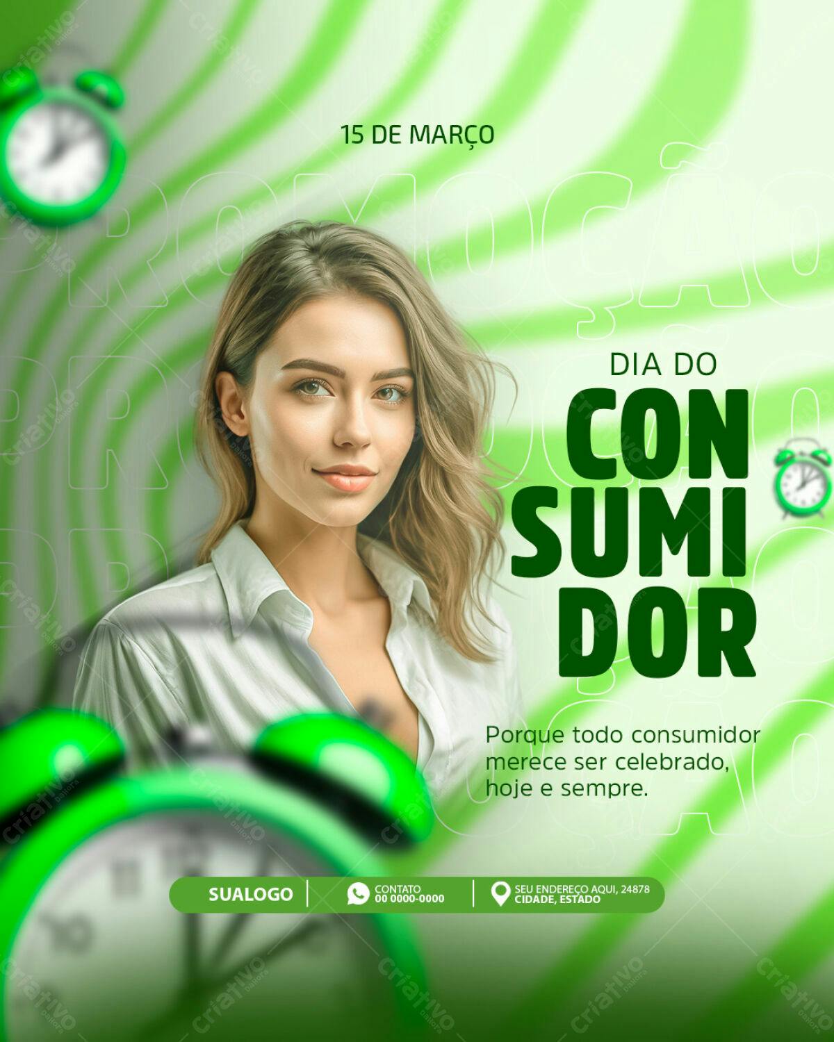 Post para o Dia do Consumidor PSD Editável