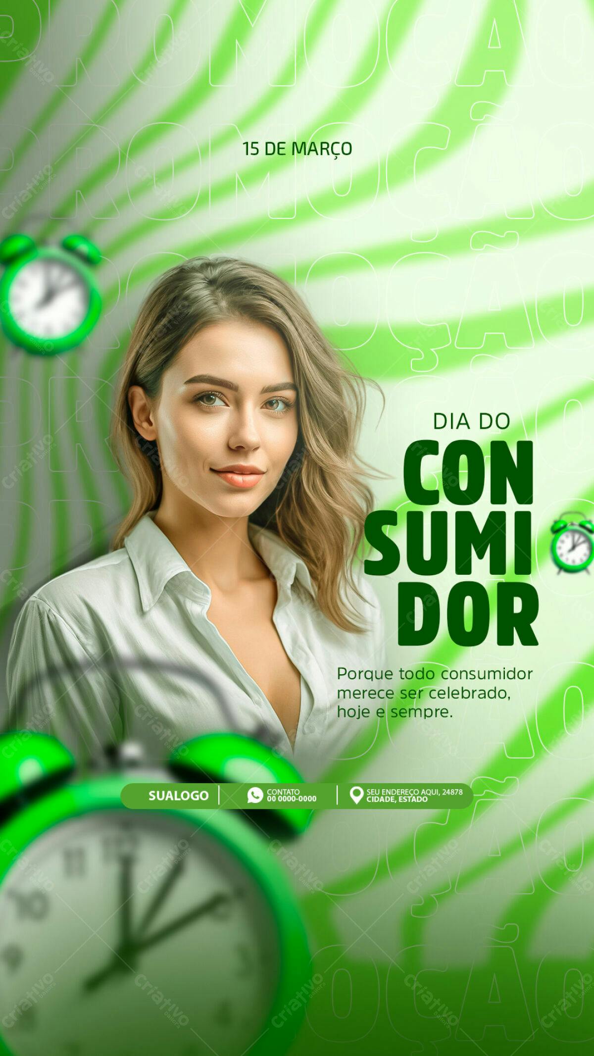 Flyer Dia do Consumidor PSD Editável