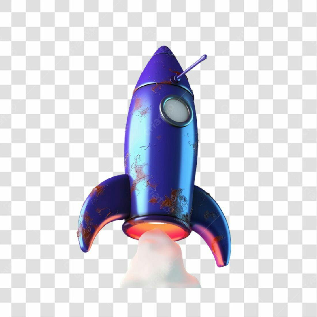 Icone Foguete espacial PNG com fundo transparente