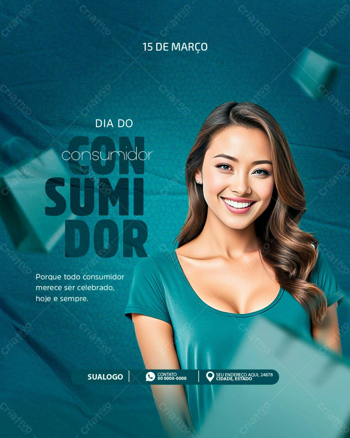Flyer Dia do Consumidor PSD Editável