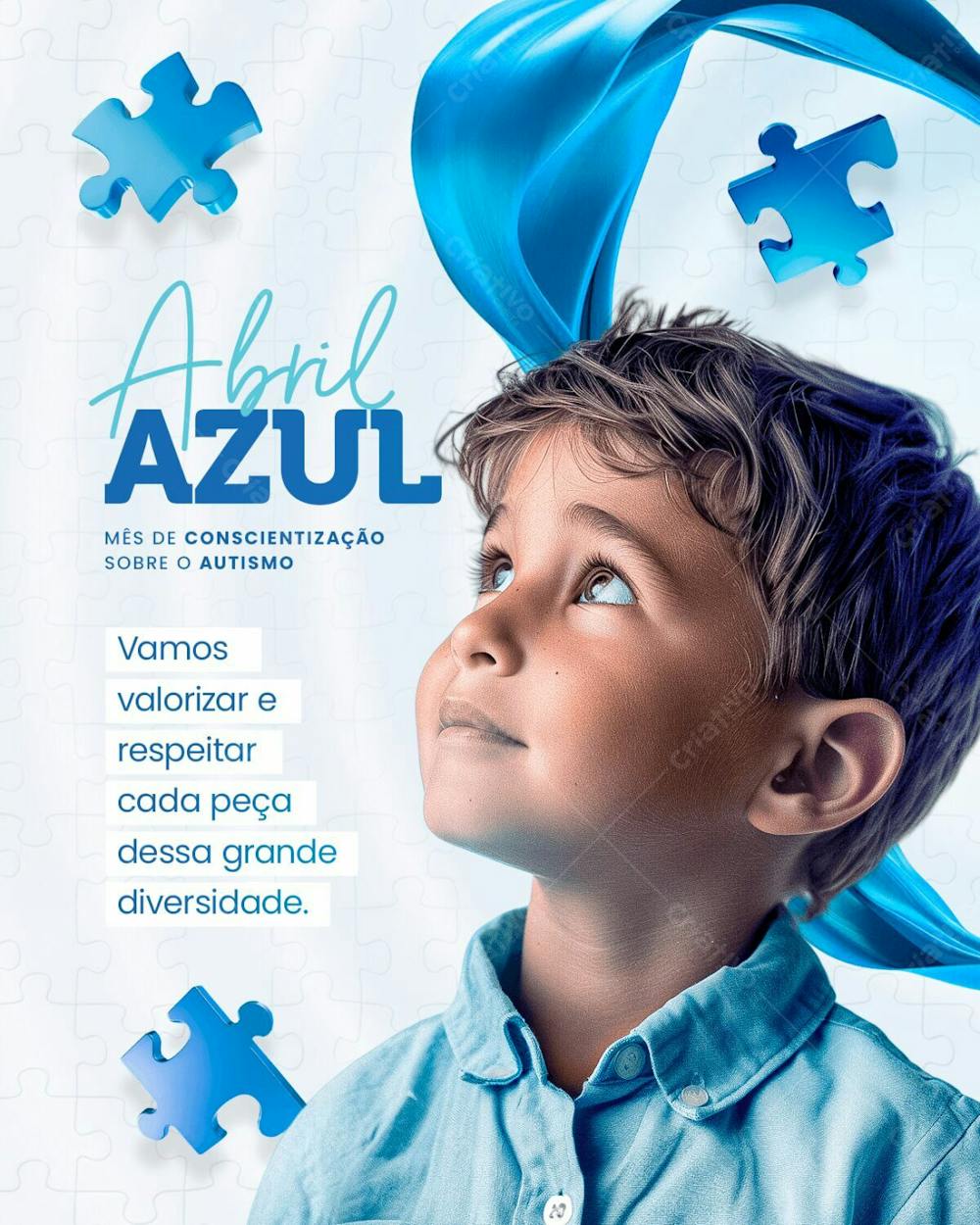 ABRIL AZUL - Mês de Conscientização sobre o Autismo