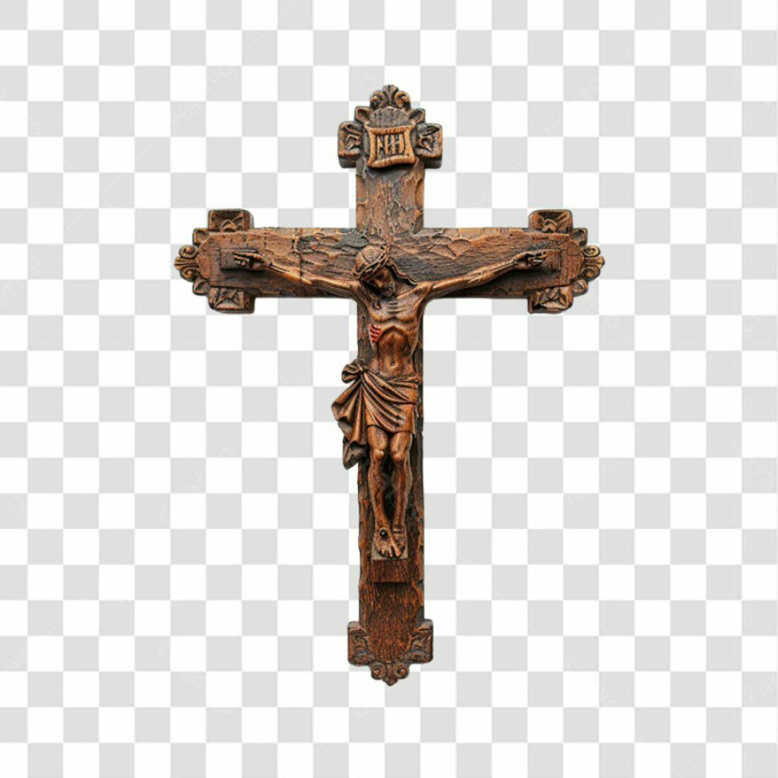 Icone Jesus na Cruz PNG com fundo transparente