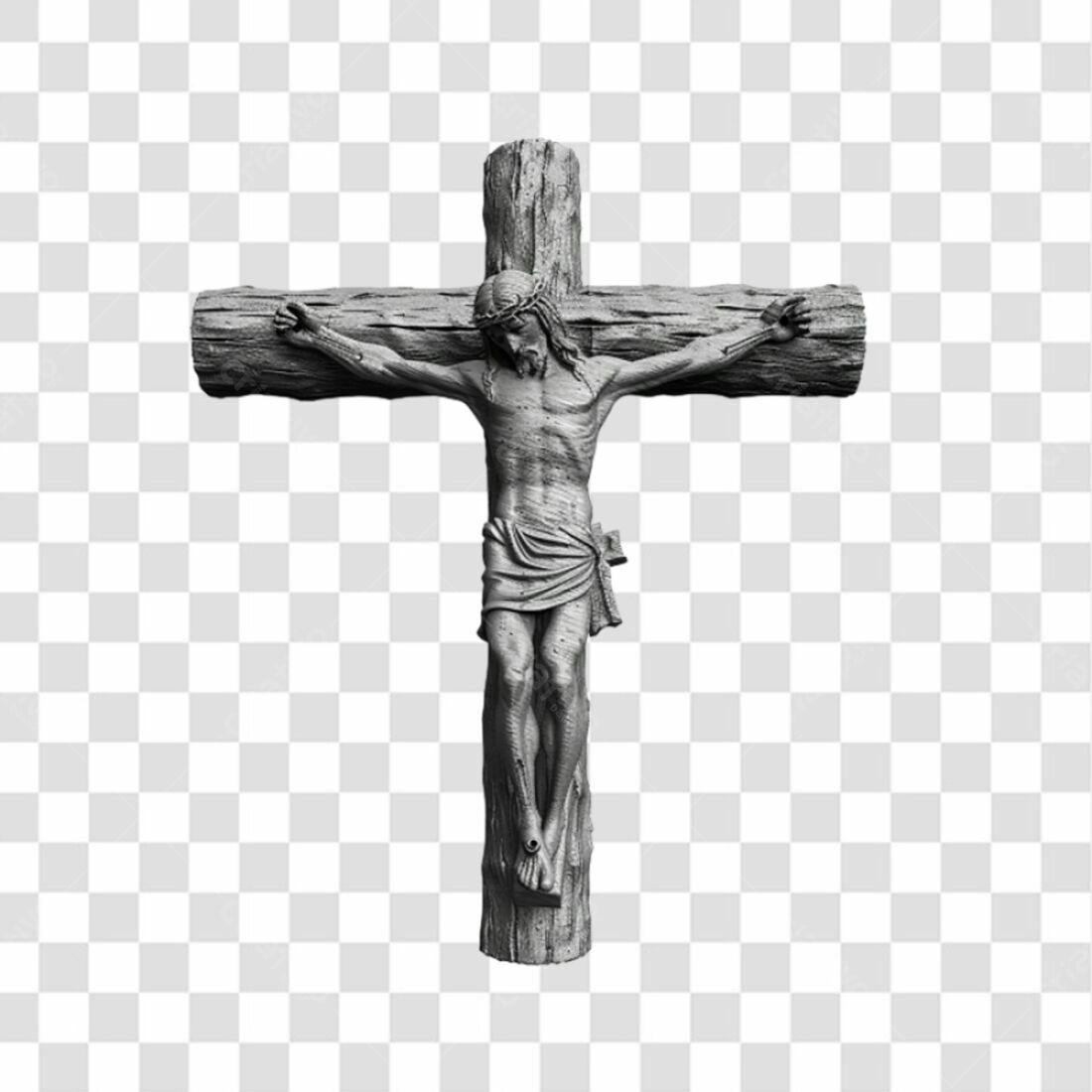 Icone Jesus na Cruz PNG com fundo transparente