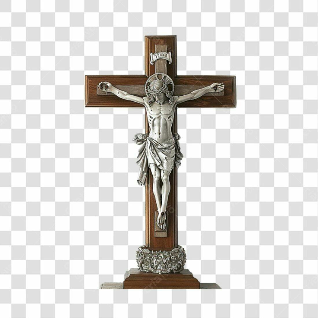 Icone Jesus na Cruz PNG com fundo transparente