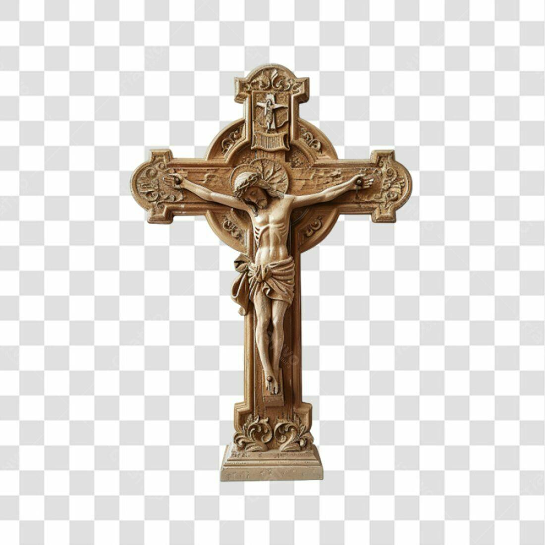 Icone Jesus na Cruz PNG com fundo transparente