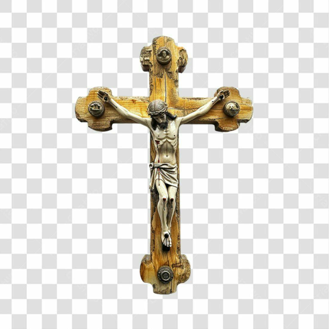 Icone Jesus na Cruz PNG com fundo transparente