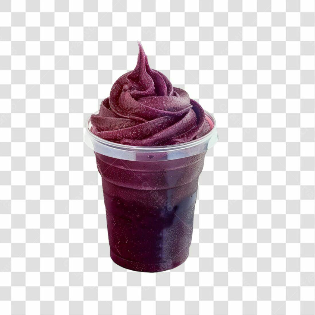 Icone Açaí em copo PNG com fundo transparente