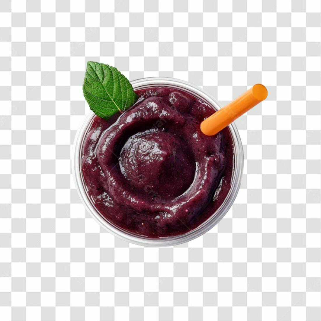 Icone Açaí Smoothie PNG com fundo transparente