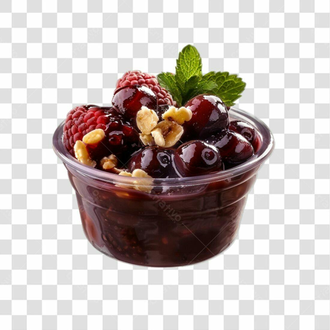 Icone de Sobremesa Frutas Vermelhas PNG com fundo transparente