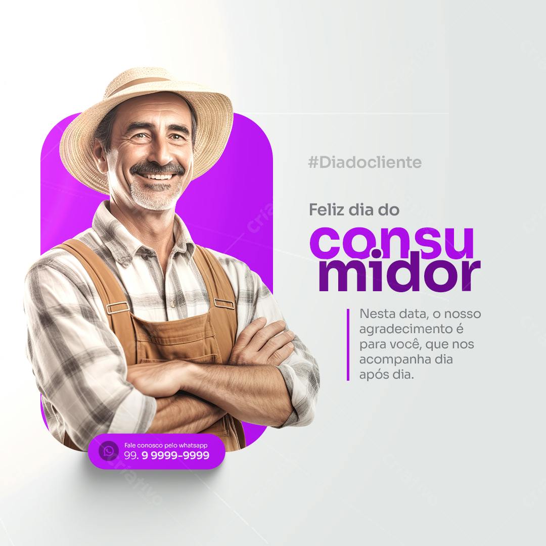 Postagem Dia do Consumidor PSD Editável