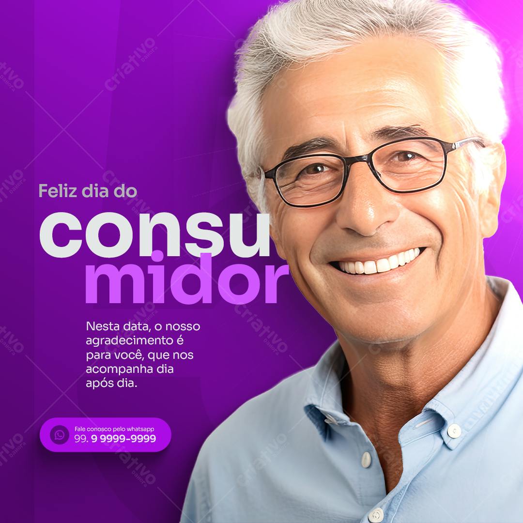 Postagem Dia do Consumidor PSD Editável