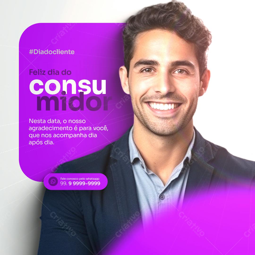 Postagem Dia do Consumidor PSD Editável