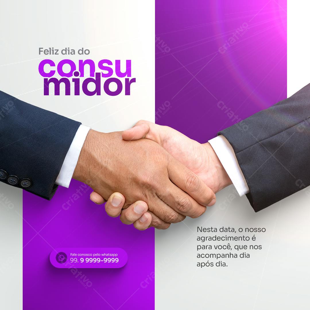 Postagem Dia do Consumidor PSD Editável