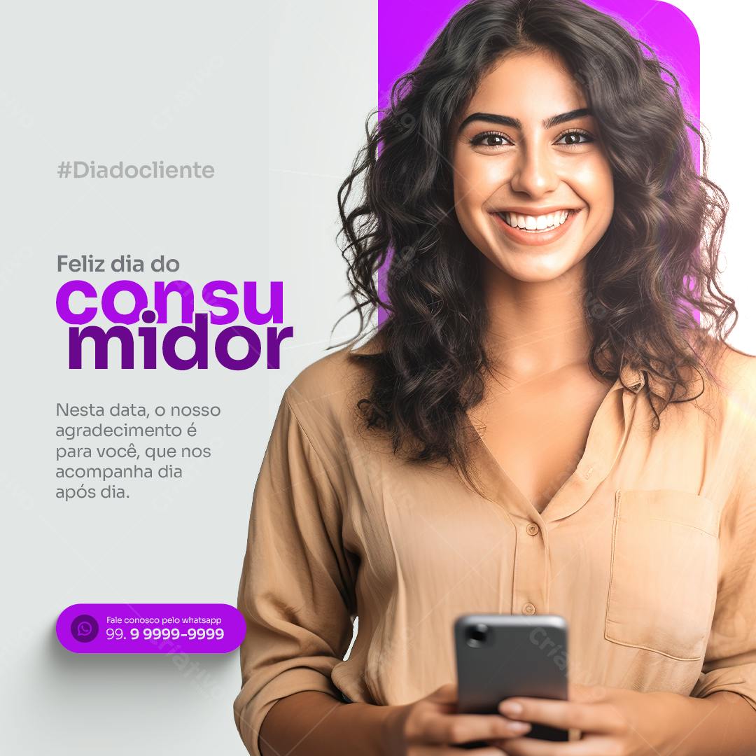 Postagem Dia do Consumidor PSD Editável