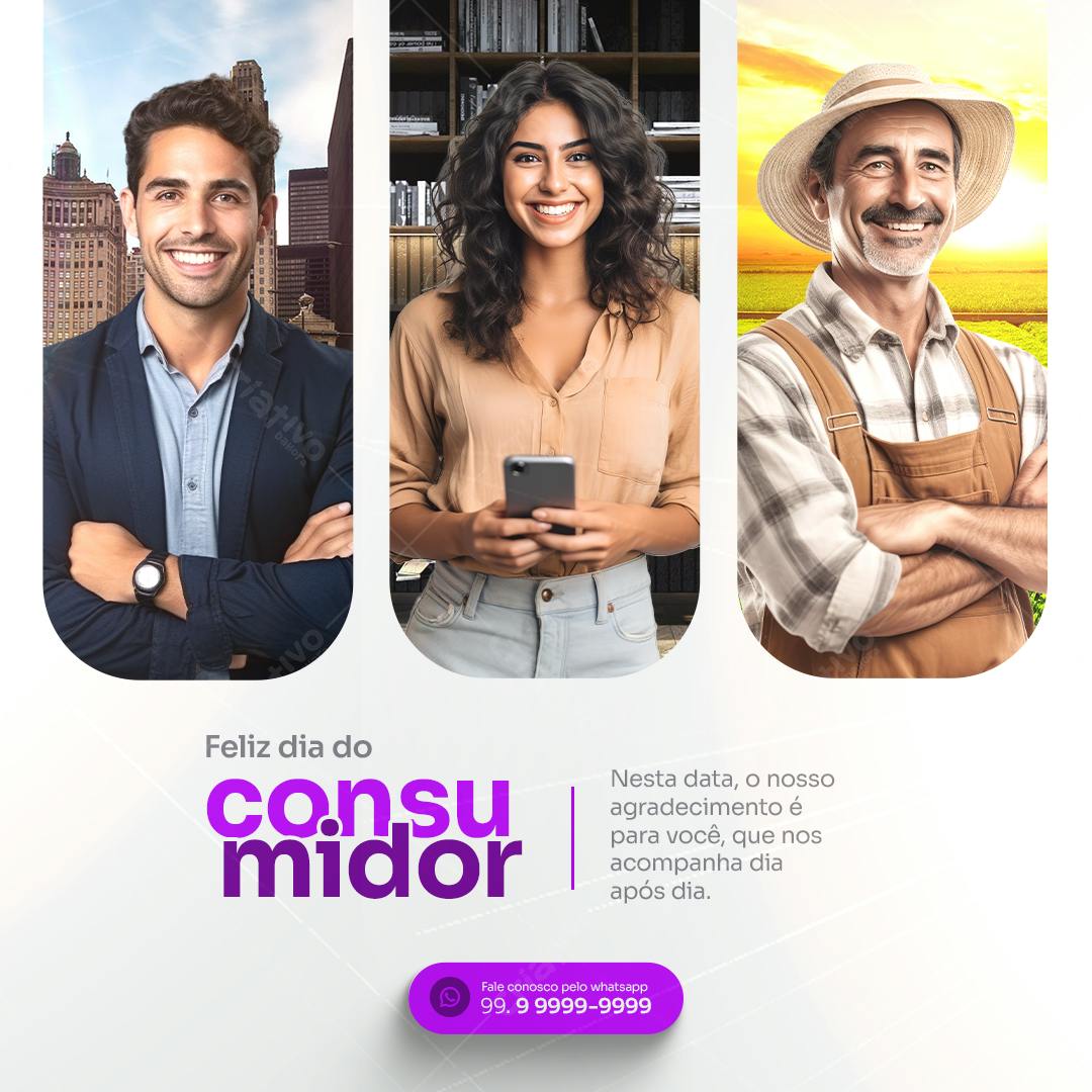Postagem Dia do Consumidor PSD Editável