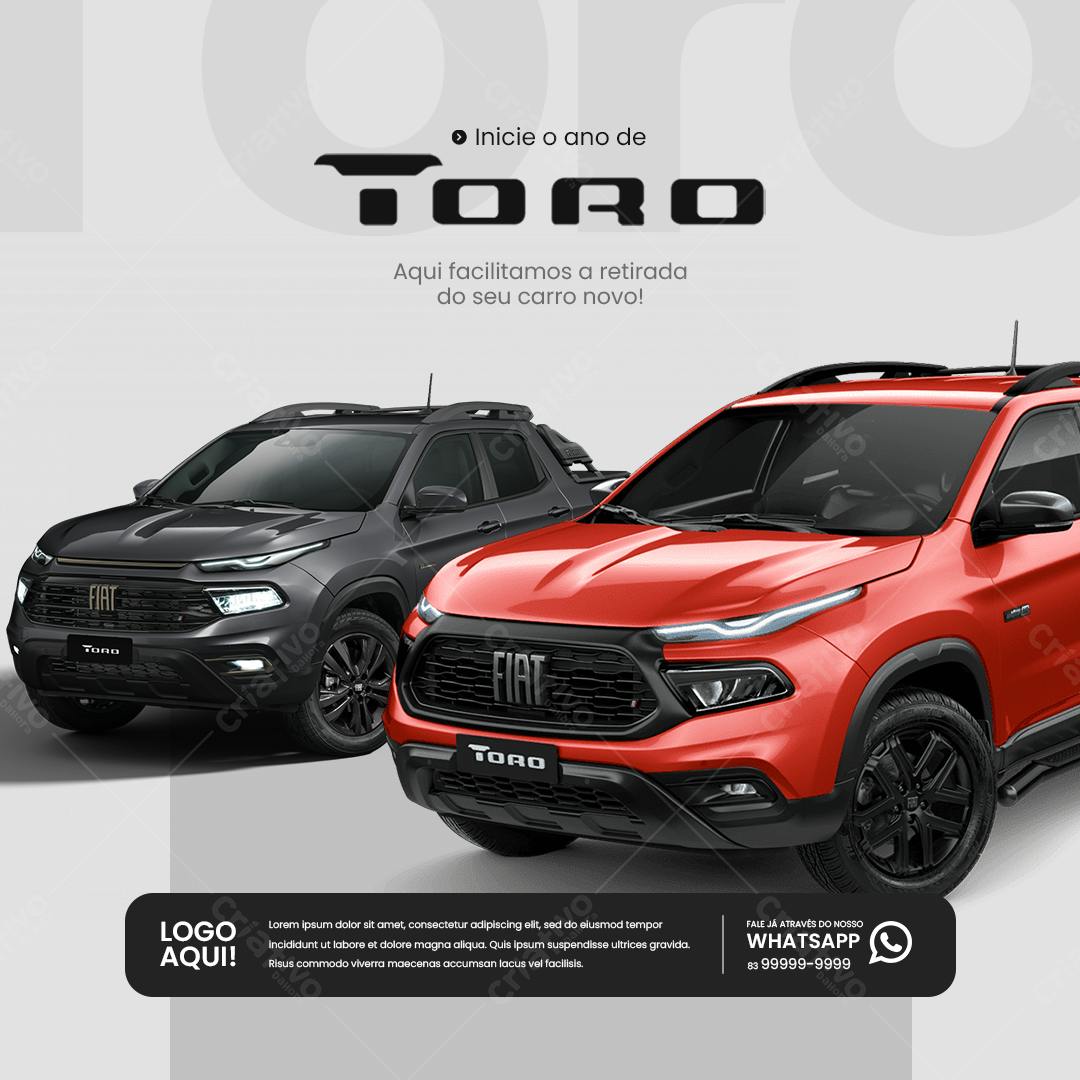 Flyer Fiat Toro PSD Editável