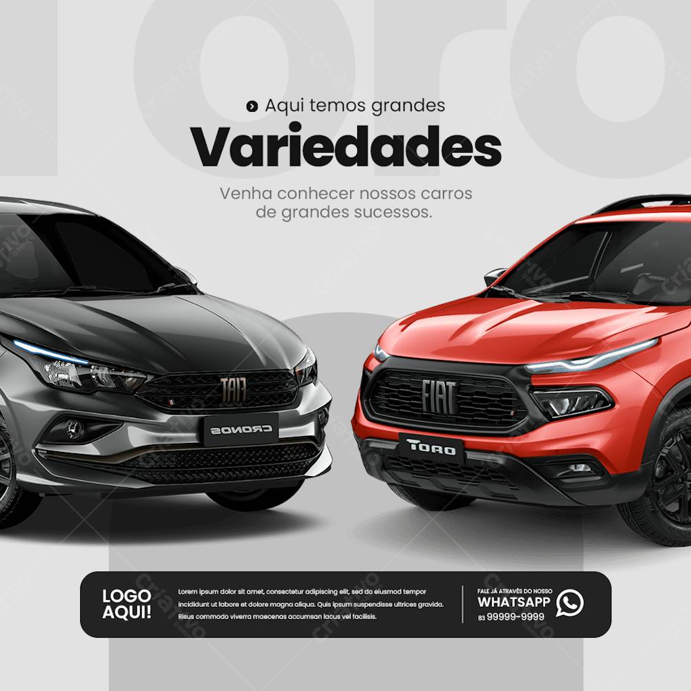 Post Concessionária Aqui Temos fiat carro