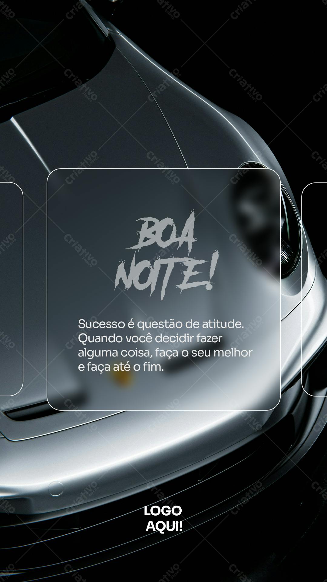 Story para Instagram Boa Noite PSD Editável