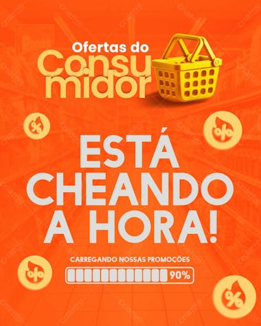 Chamada ofertas dia do consumidor