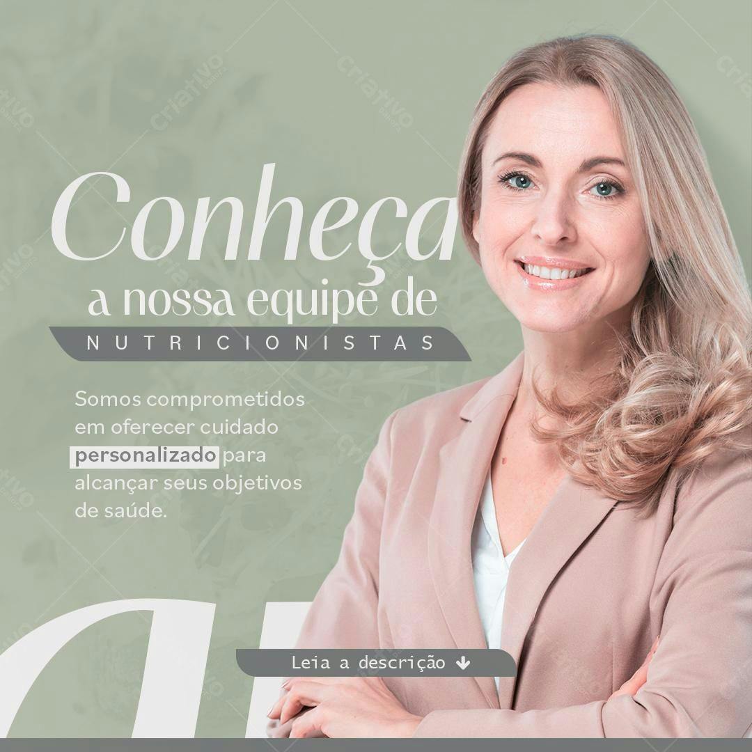 Post para Nutricionistas PSD Editável