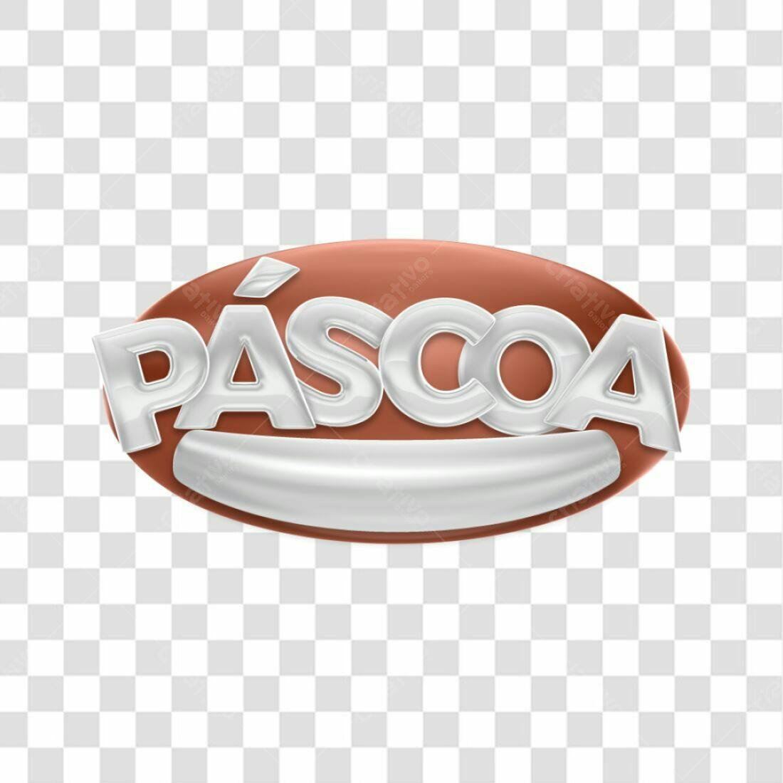 Selo Páscoa PNG com fundo transparente