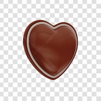 Coração chocolate páscoa