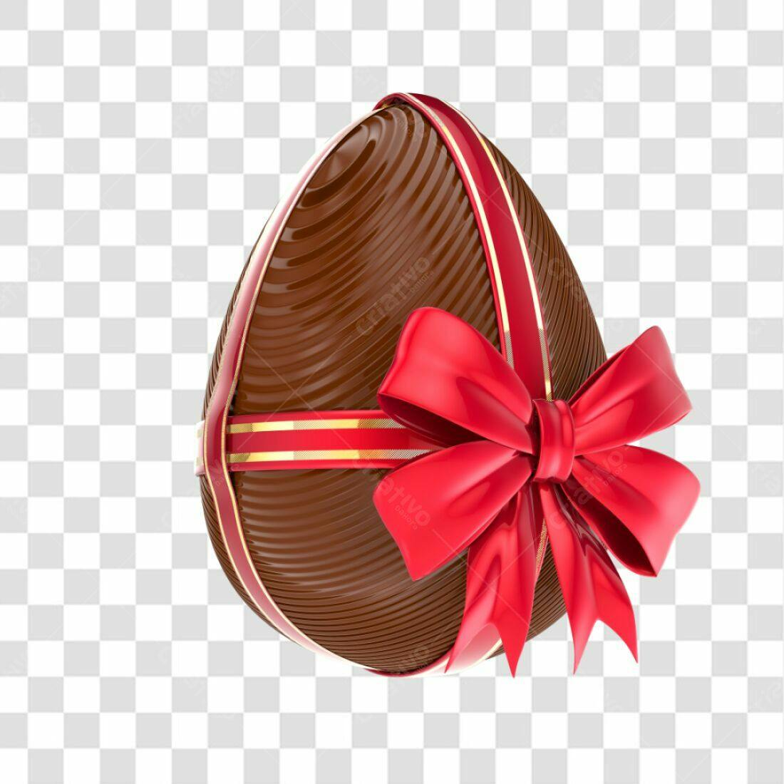 Icone Páscoa Ovo de Chocolate PNG com fundo transparente