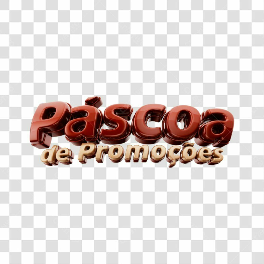 Banner Páscoa Promoções PNG com fundo transparente