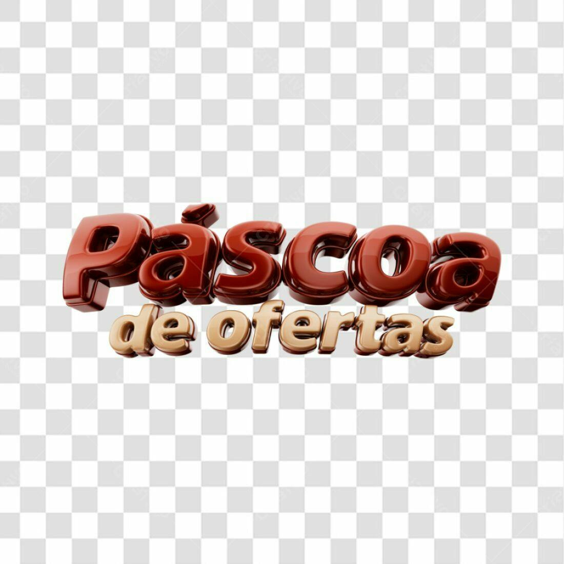 Banner Páscoa de Ofertas PNG com fundo transparente