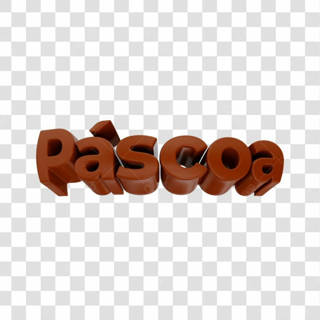 Icone Páscoa em 3D PNG com fundo transparente