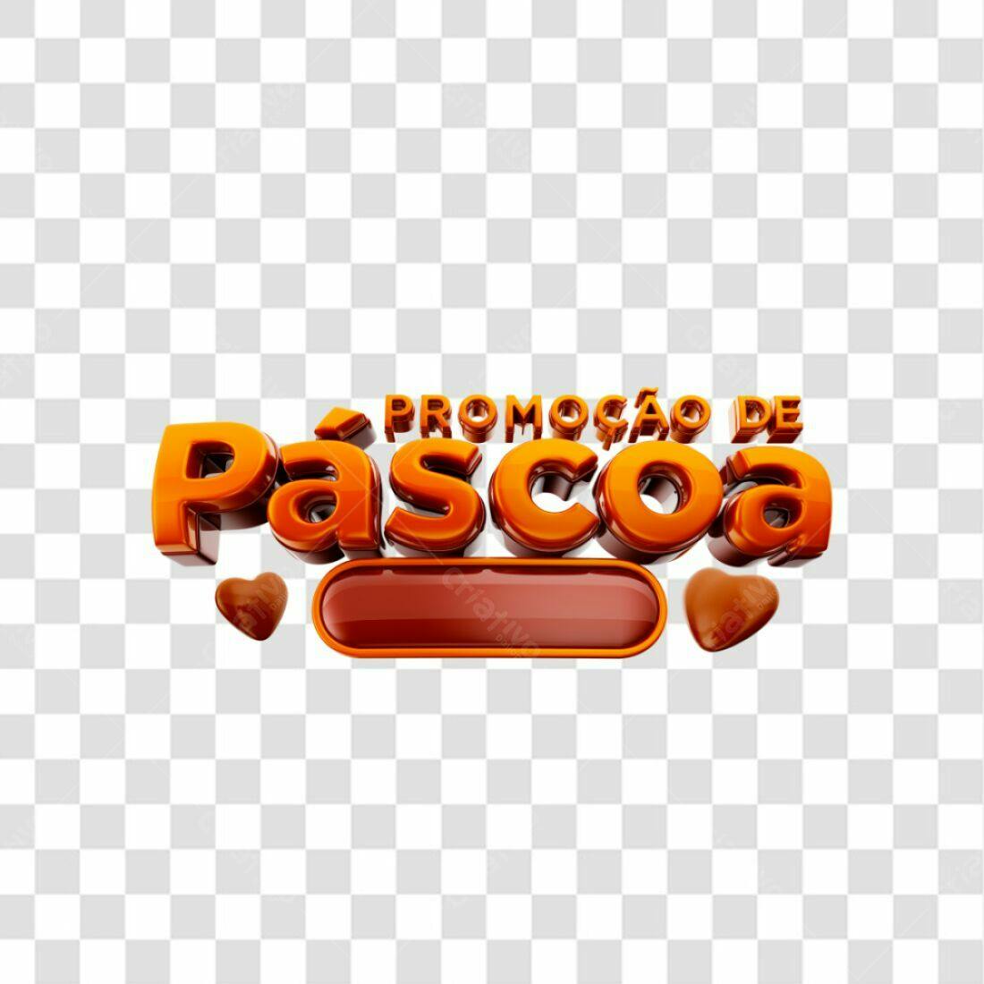 Banner Páscoa Promoção PNG com fundo transparente