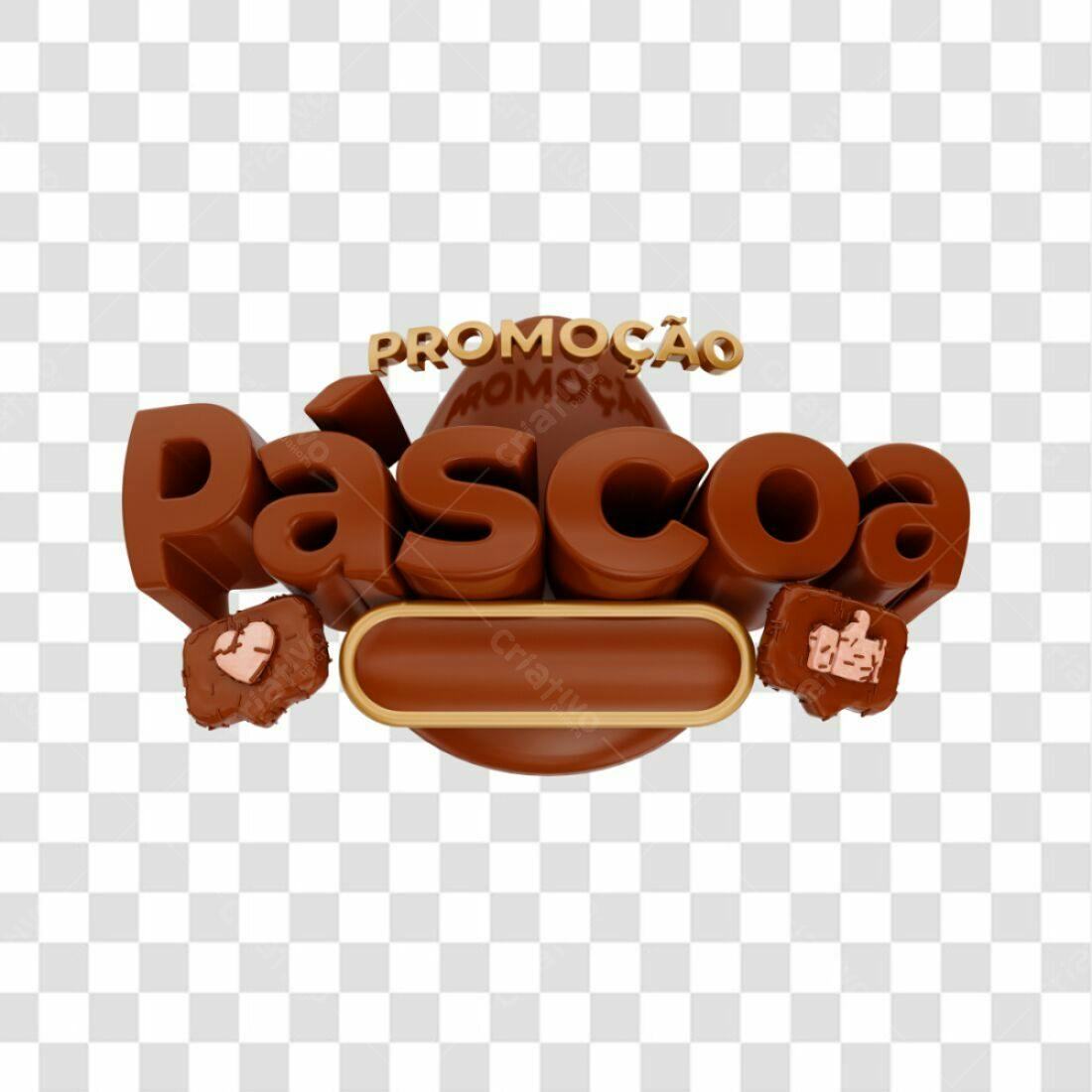 Banner Páscoa Promoção PNG com fundo transparente
