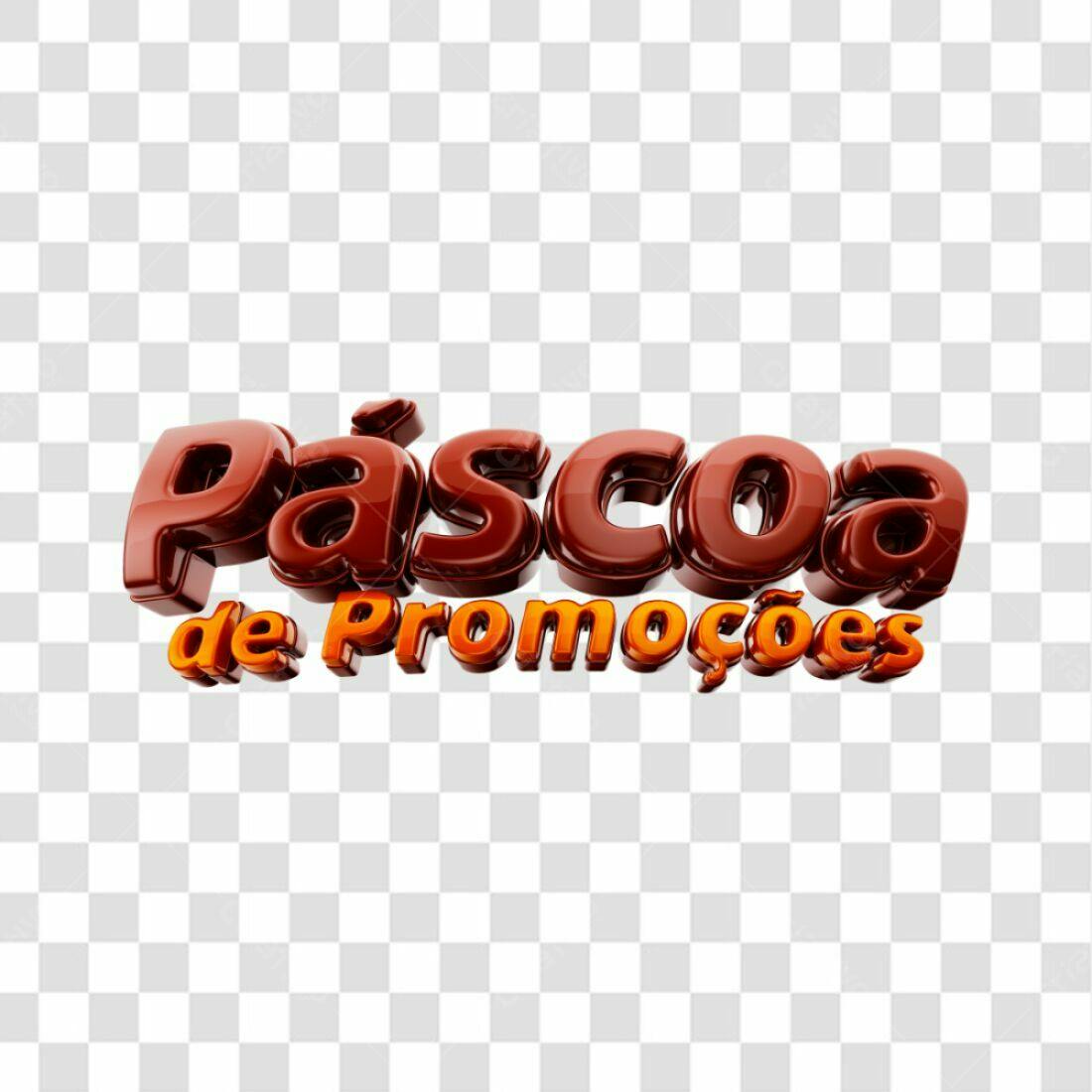 Banner Páscoa Promoções PNG com fundo transparente