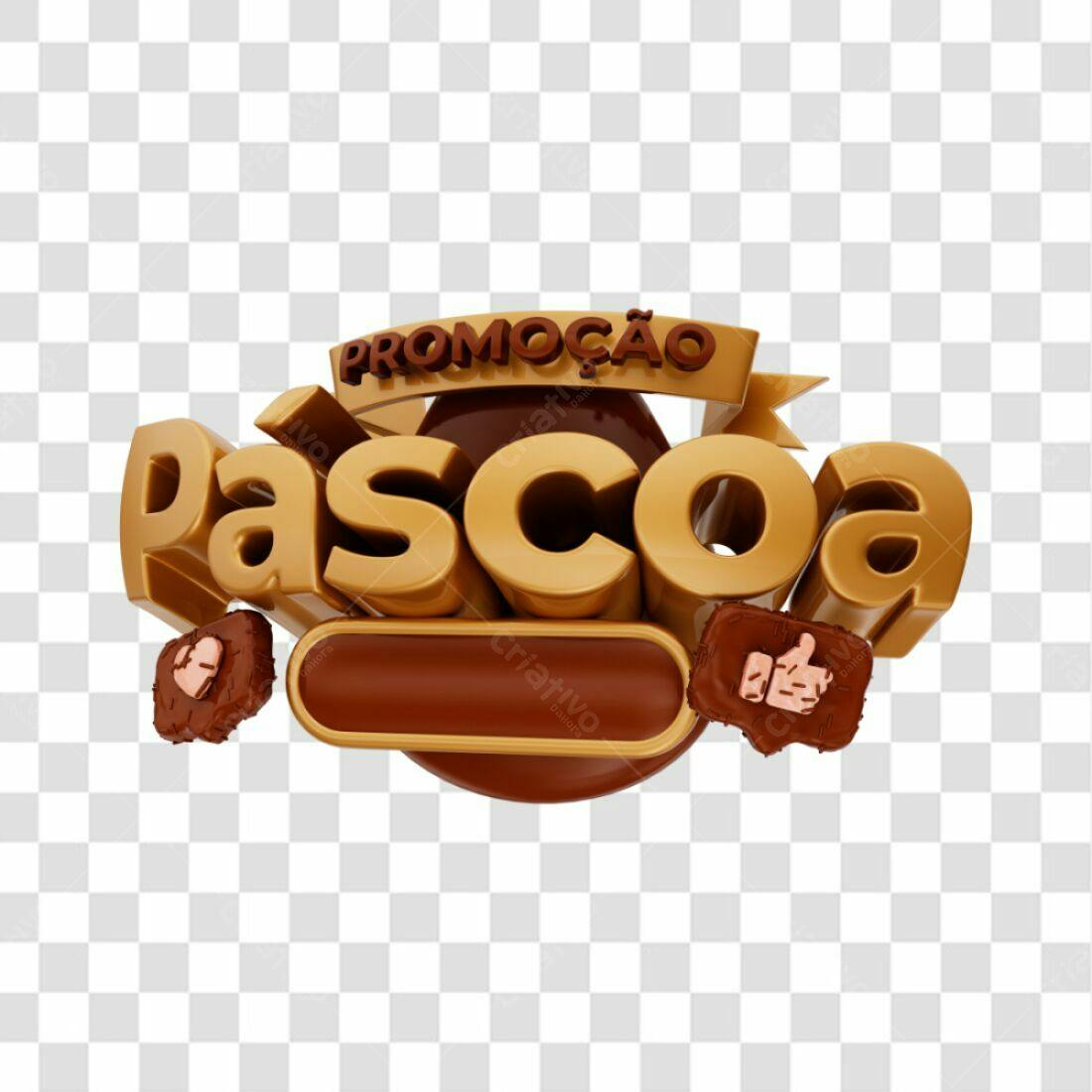 Banner Páscoa Promoção PNG com fundo transparente