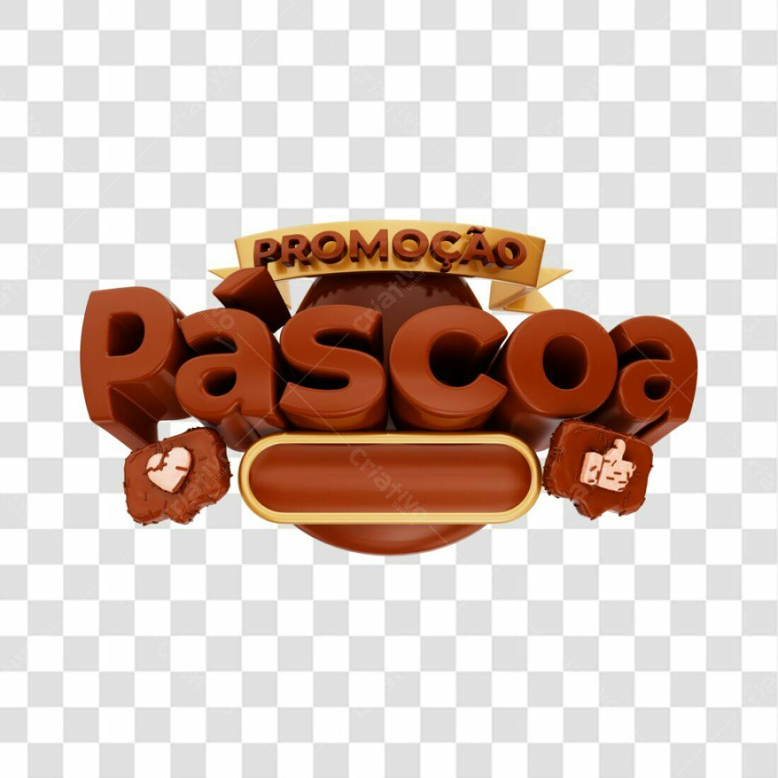 Banner Páscoa Promoção PNG com fundo transparente