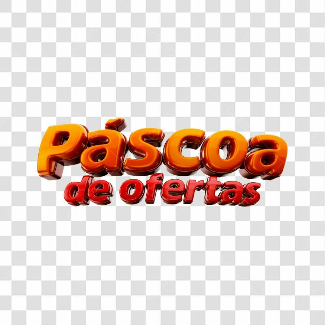 Banner Páscoa de Ofertas PNG com fundo transparente