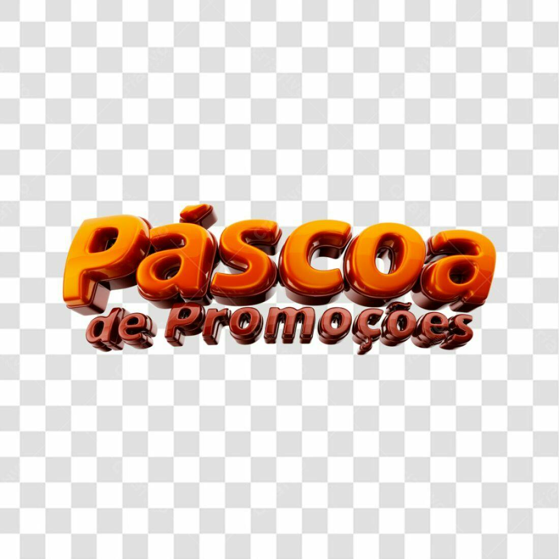 Banner Páscoa Promoções PNG com fundo transparente