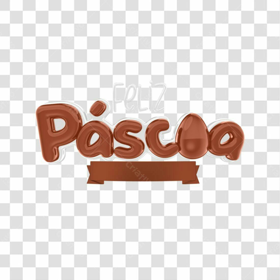 Icone Feliz Páscoa PNG com fundo transparente