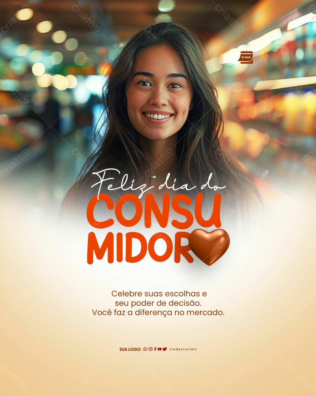 Postagem Dia do Consumidor PSD Editável