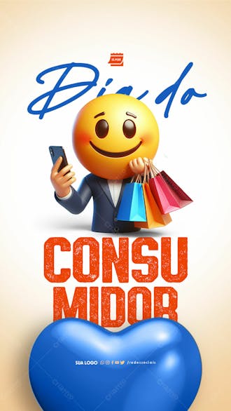 Story dia do consumidor vamos às compras