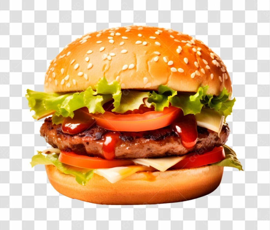 Icone de Hambúrguer PNG com fundo transparente