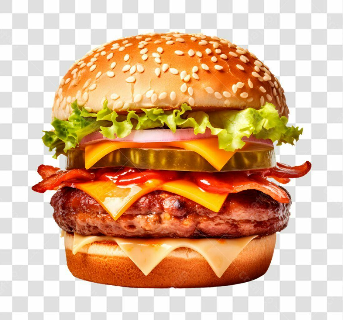 Imagem de Hambúrguer PNG com fundo transparente