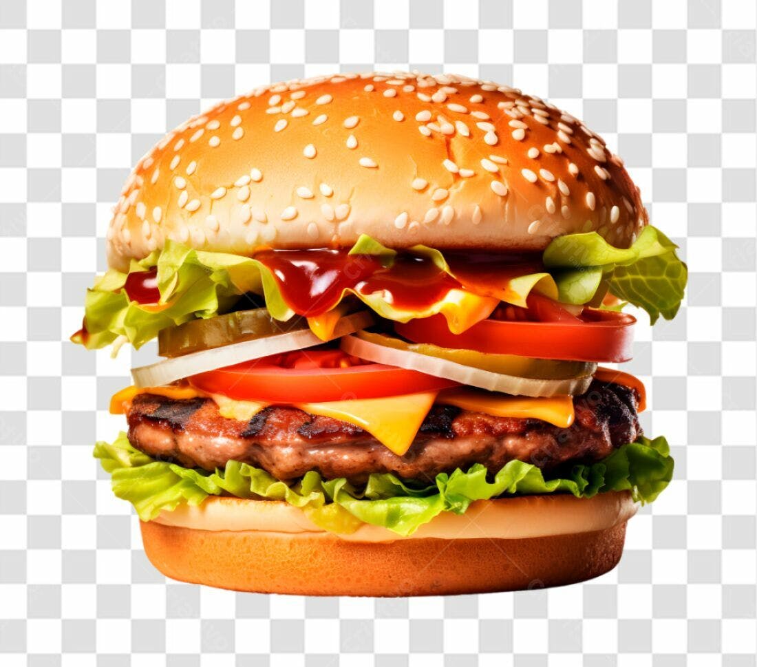 Icone Hambúrguer PNG com fundo transparente