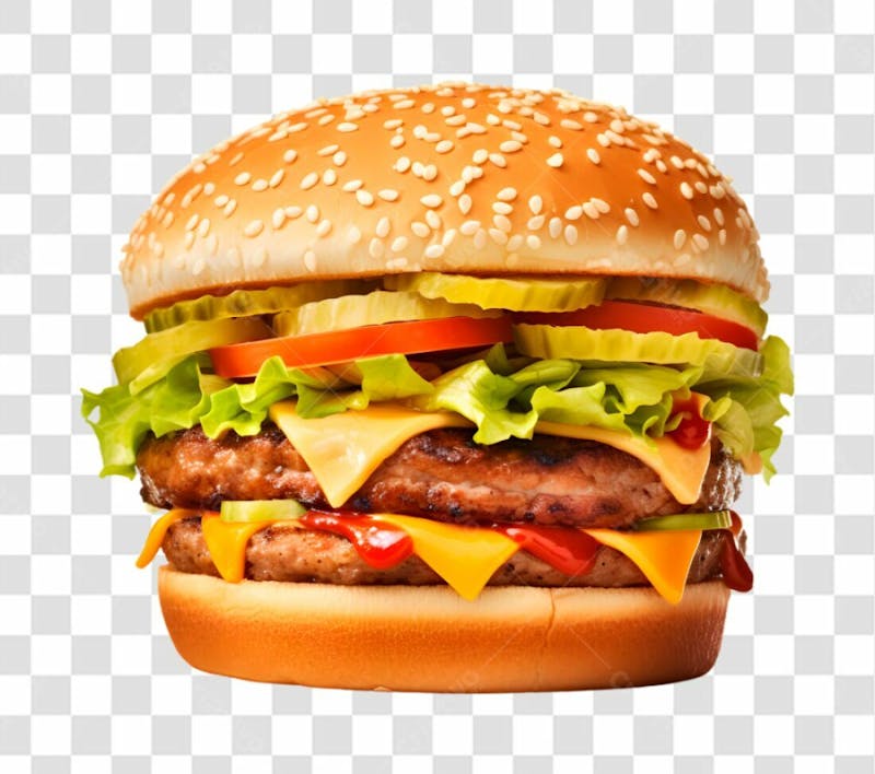 Hamburguer lanche sanduiche png transparente