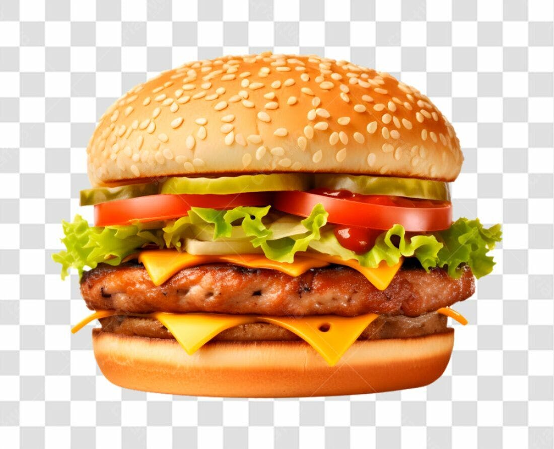 Icone Hambúrguer PNG com fundo transparente