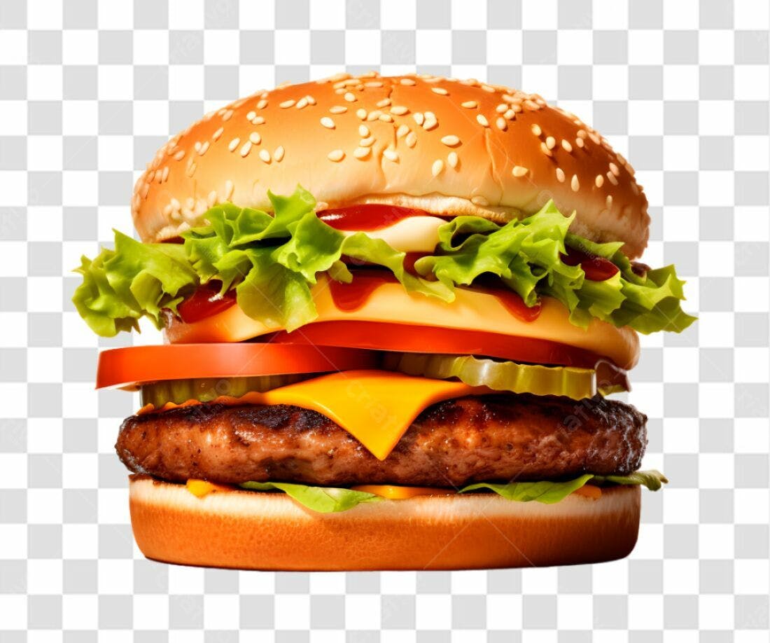 Icone de Hambúrguer PNG com fundo transparente