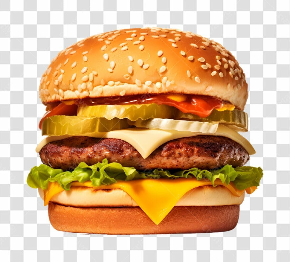 Icone Hambúrguer PNG com fundo transparente