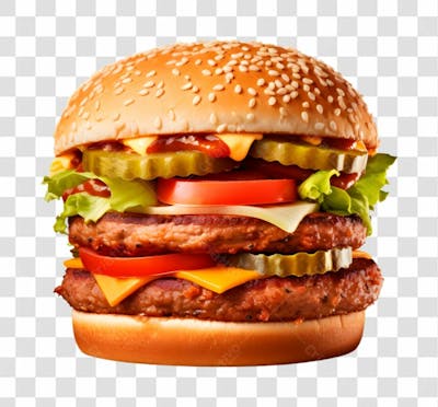 Hamburguer Lanche Sanduiche Png Transparente   2024 03 13T 174502.690