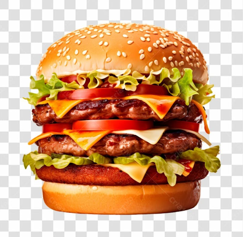 Hamburguer lanche sanduiche png transparente